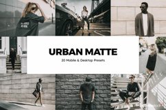 20 Urban Matte Lightroom Presets &amp; LUTs Product Image 1