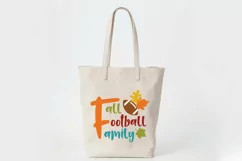 Fall Football Family SVG - Fall SVG Cut File - DXF EPS PNG Product Image 7