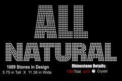 All Natural Rhinestone SVG Template Product Image 2