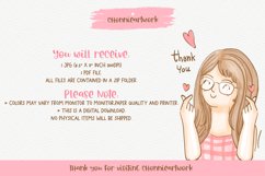 Christmas Santa Printable Stickers Sheet Printable Planner Product Image 2