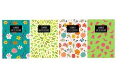 Seasonal summer collection set natural background Product Image 1