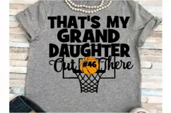 Basketball SVG DXF Silhouette Cameo Cricut Granddaughter Product Image 1
