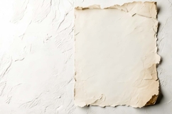 Vintage Paper Sheet on White Background Product Image 1