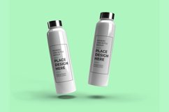 Rounded Long Bottle 3D Mockup Template Photoshop Product Image 1