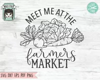 Farmers Market Cut File, Farmers Market SVG, Kitchen SVG Product Image 4