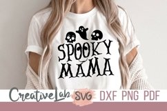 Spooky Mama SVG, Spooky Daddy SVG, Halloween Shirt SVG, PNGP Product Image 3