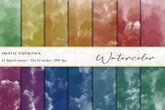 Watercolor Digital Papers Product Image 1