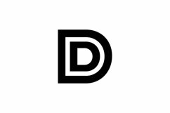 DD logo design vector template Product Image 1
