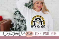 Happy New Year SVG, New Year Shirt Sublimation files Product Image 3