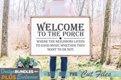 Welcome to the Porch SVG, Farmhouse SVG Product Image 1