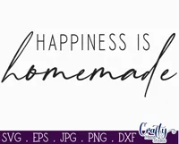Happiness Is Homemade Farmhouse Home Sign Svg Product Image 2