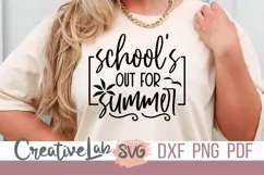 School’s Out For Summer Svg, End Of School, Svg, Dxf, Png Product Image 1