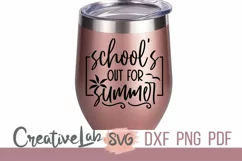 School’s Out For Summer Svg, End Of School, Svg, Dxf, Png Product Image 2