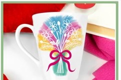 Chronic Illness Spoon Theory Spoonie Bouquet Sublimation Product Image 2