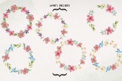 Adele Floral Watercolors Flowers Arrangements Wreaths Product Image 2