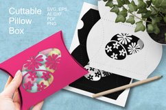 Flowers Easter Eggs Cuttable Pillow Favor Box SVG Template Product Image 2