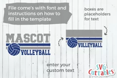 Volleyball SVG | Volleyball Template 0033 | Shirt Design Product Image 4