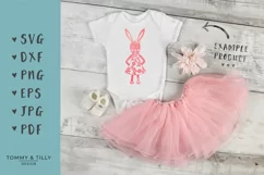 Bunny Rabbits - SVG DXF PNG EPS JPG PDF Cutting File Product Image 2