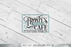 Frosty's Snowflake Cafe SVG | Christmas SVG | Snowflakes SVG Product Image 3