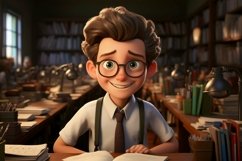 3D Character Child Boy Teacher with relevant environment Product Image 1