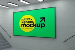 Subway Signage Billboard Mockup Product Image 9