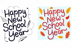 Back to School- New School Year SVG & illustration Product Image 2