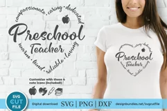 Preschool Teacher svg - a Preschool svg kit with icons Product Image 1