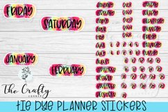 Tie Dye Planner Stickers Product Image 1