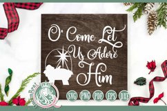 SVG | O Come Let Us Adore Him Product Image 1