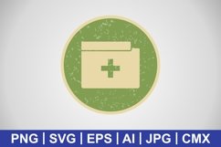 Vector Medical Folder Icon Product Image 1