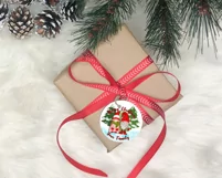 Merry Christmas Ornament PNG | Christmas Gnomes | Gift Tag Product Image 3