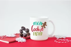 Christmas SVG Cut File - Official Cookie Taster SVG File Product Image 3