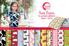 Farm patterns, Farm Animal papers AMB-1493 Product Image 1