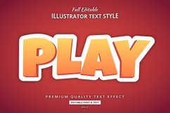 Play Gradient Game Illustrator Text Style Effect Product Image 1