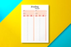 Reading Tracker PDF, KDP Interior Product Image 1