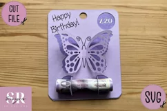 Birthday Money card | Paper cutting | Money card SVG Product Image 4