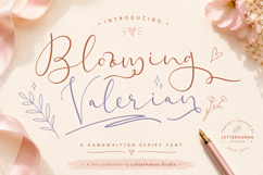 Blooming Valerian Font Product Image 1
