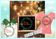 Merry Christmas Wreath Christmas Holiday SVG Dxf Eps Png PDF Product Image 2