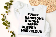 Funny Handsome Strong Svg Happy Png Dad Product Image 1
