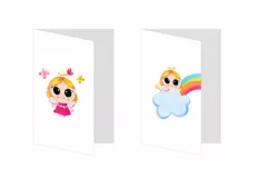 Cute pink angel png cute commercial illustration watercolor Product Image 2