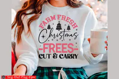 Christmas Round sign Svg holiday quotes Svg design Christmas Product Image 2