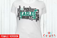 Hockey SVG | Hockey Word Art | Shirt Design Product Image 3