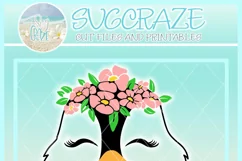 Penguin With Flowers Svg Dxf Eps Png Pdf Files For Cricut Product Image 4