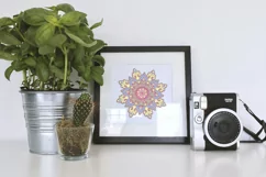 3D Mandala Layered svg Papercut SVG Zentangle yoga design Product Image 3