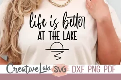 Life Is Better At The Lake SVG, Lake Life Product Image 3