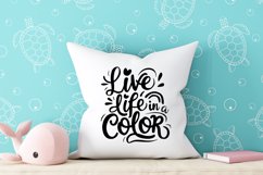 Live life in a color Svg Png Product Image 2