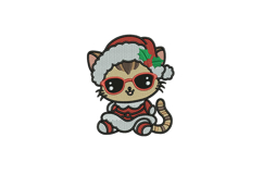 Cute Santa Cat Product Image 1