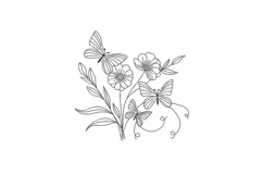 Butterfly Floral Product Image 1