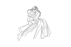 Romantic Wedding Couple Product Image 1