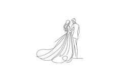 Romantic Wedding Couple Product Image 1